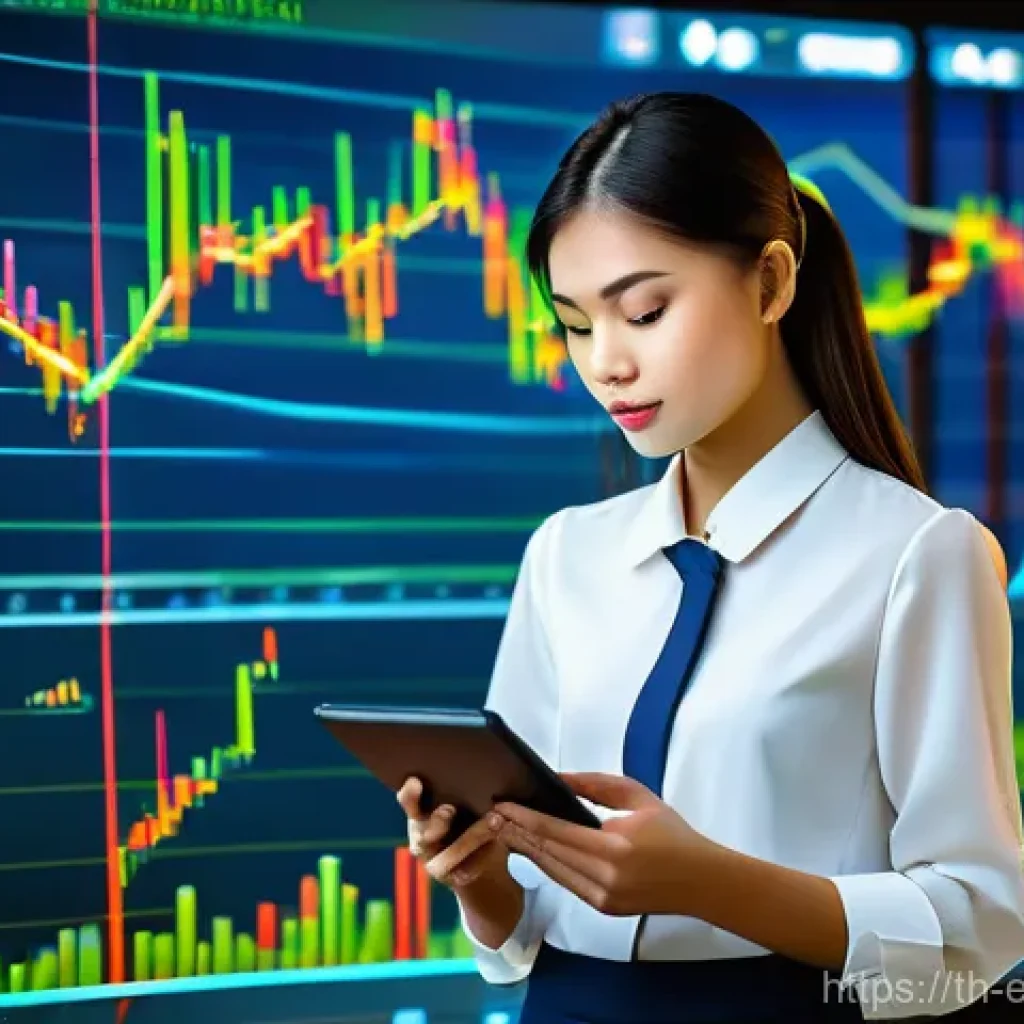 주식 시장의 주기적 변화 이해하기 - **Market Volatility and Emerging Opportunities in Thailand**
A young Thai woman, dressed in smar...