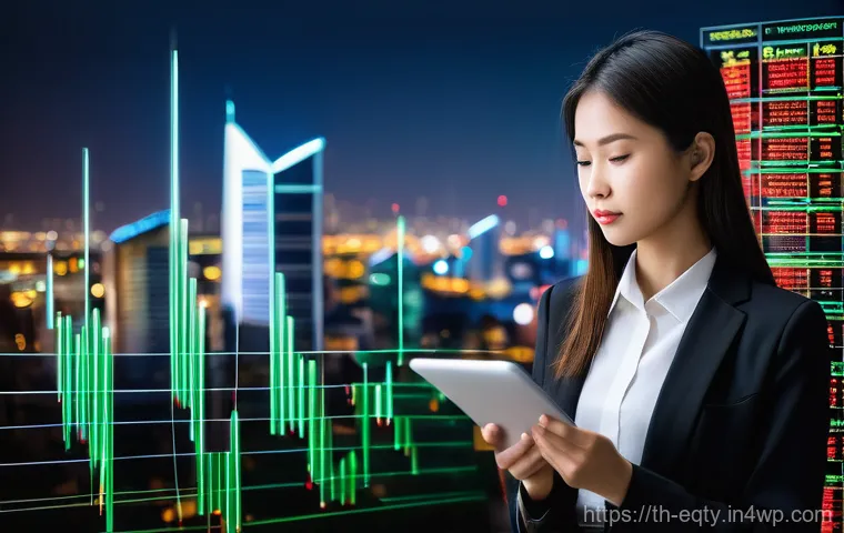 주식 시장의 주기적 변화 이해하기 - **Market Volatility and Emerging Opportunities in Thailand**
    A young Thai woman, dressed in smar...