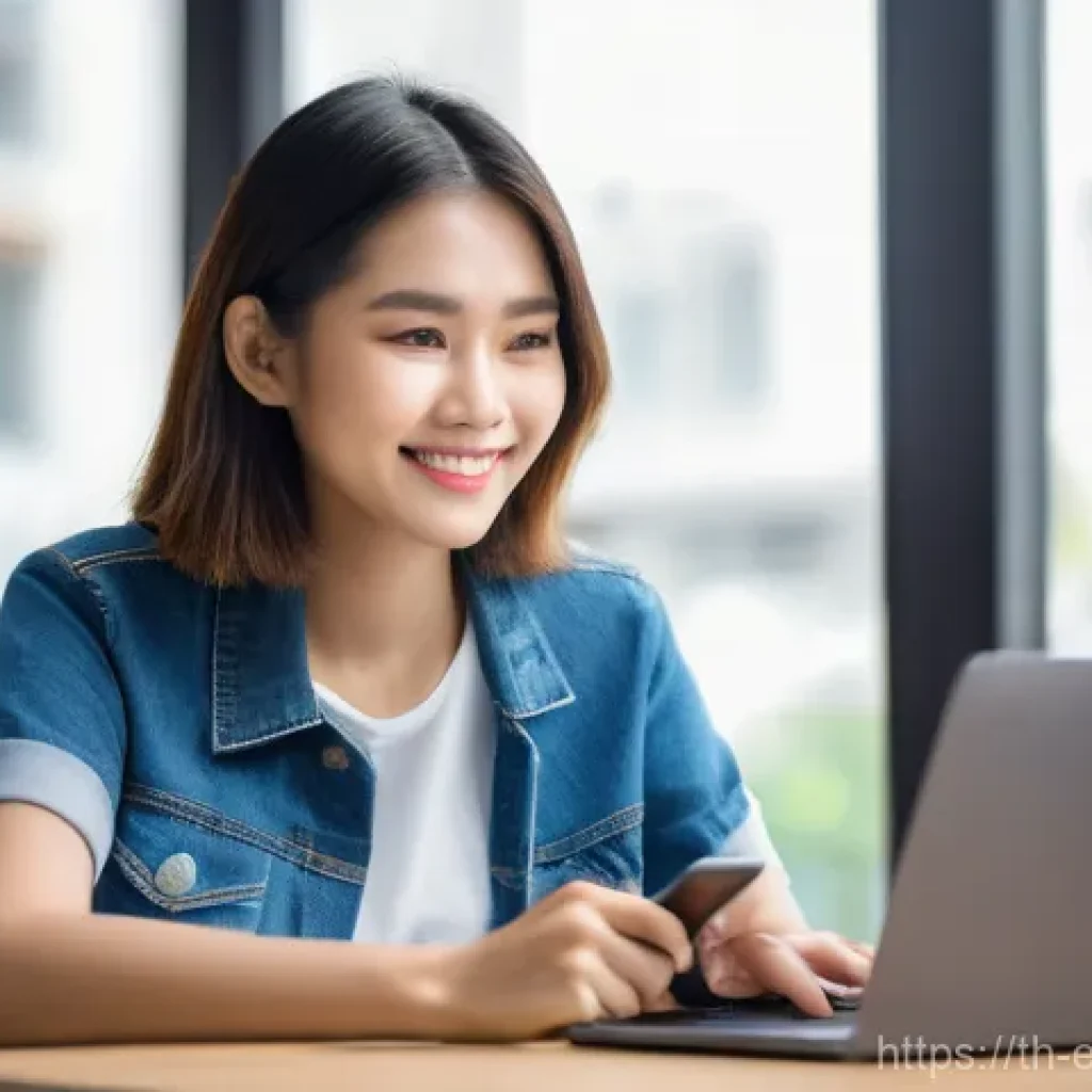 주식 투자에 필요한 최소 자본 - Young Investor's Smart Start**
A vibrant and modern image depicting a young Thai woman (early 20s, d...